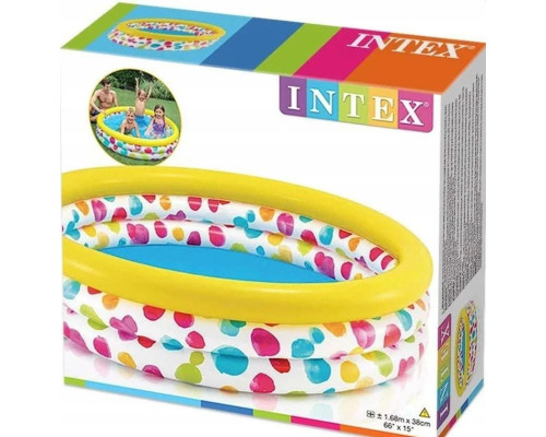 Надувний басейн Intex Cool Dots 168см (58449)