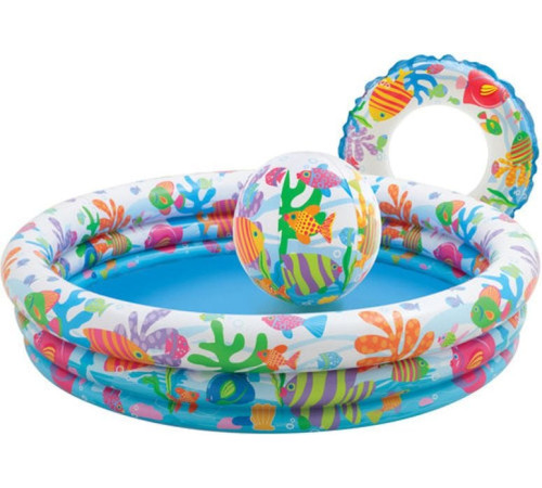 Надувний басейн Intex Water World 132см (59469)