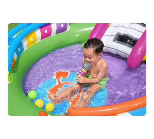 Надувний ігровий майданчик Sing N splash Bestway 53117 295x190x137 см Надувний ігровий майданчик Sing N splash Bestway 53117 295x190x137 см