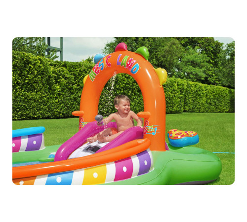 Надувний ігровий майданчик Sing N splash Bestway 53117 295x190x137 см Надувний ігровий майданчик Sing N splash Bestway 53117 295x190x137 см