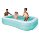 Басейн надувний дитячий Intex 57181-blue 229x147x46 см
