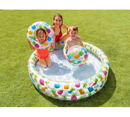Басейн надувний дитячий Fish inflatable INTEX 59469 132х28 см Басейн надувний дитячий Fish inflatable INTEX 59469 132х28 см