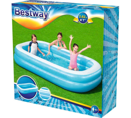 Надувний басейн Bestway 262x175см (54006)