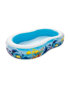 Басейн надувний дитячий Sea Depths Bestway 262х157х46 см