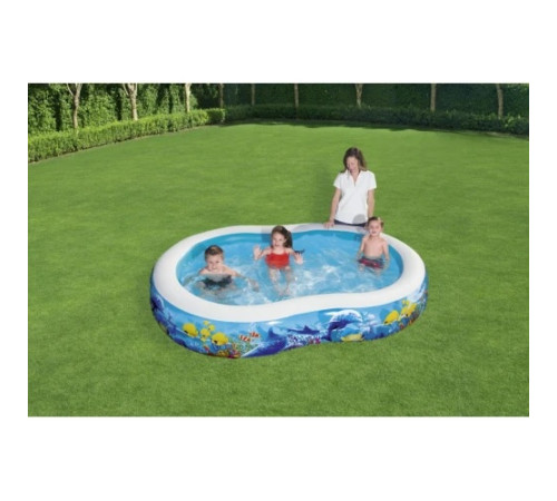 Басейн надувний дитячий Sea Depths Bestway 262х157х46 см Басейн надувний дитячий Sea Depths Bestway 262х157х46 см