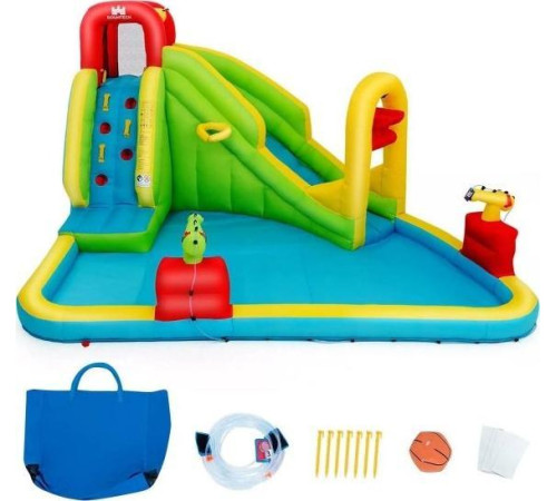 Надувний ігровий майданчик Water Park Costway 400x335x230 см Надувний ігровий майданчик Water Park Costway 400x335x230 см