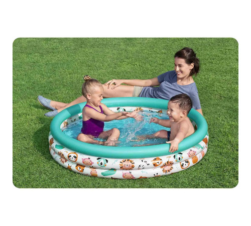 Басейн надувний Bestway Звірятка з сафарі 51226 122 x 25 см