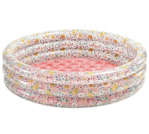 Басейн надувний INTEX 58427 «Квіточки» 86 х 25 см