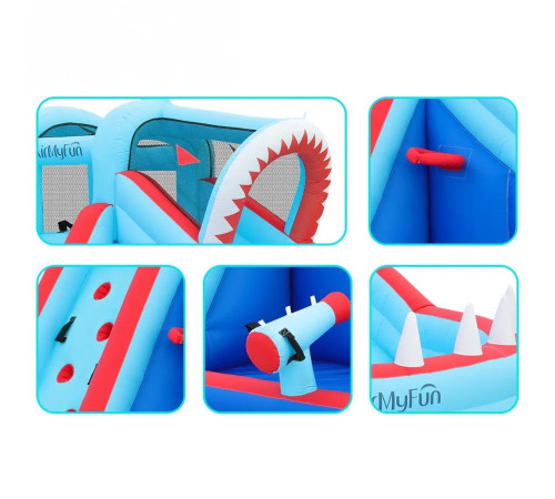 Ігровий майданчик надувний AirMyFun Shark 83046