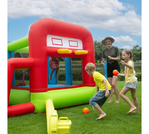 Ігровий майданчик надувний Doctor Dolphin Tennis & Soccer 72013 460 х 290 х 210 см - різнокольоровий