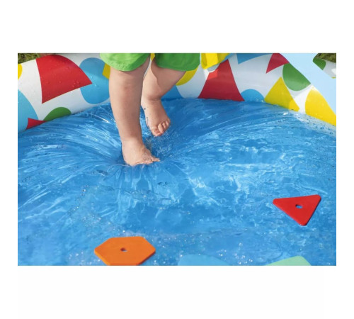 Басейн надувний дитячий Splash Learn Bestway 52378 120x117x46 см Басейн надувний дитячий Splash Learn Bestway 52378 120x117x46 см