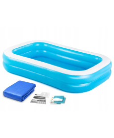 Басейн надувний дитячий Bestway 54006 262x175x51 см
