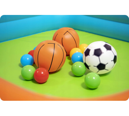Надувний ігровий майданчик Kick 'N Swish Bestway 52728 120x107x84 см Надувний ігровий майданчик Kick 'N Swish Bestway 52728 120x107x84 см