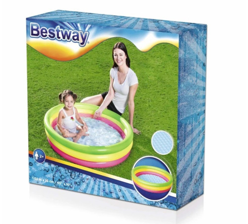 Басейн надувний дитячий Bestway 51104 102х25 см Басейн надувний дитячий Bestway 51104 102х25 см