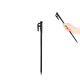 Кілочок з гачком T-подібний Mobi Garden NX20672046 300 мм, чорний