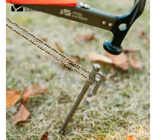Кілочок з гачком T-подібний Mobi Garden NX20672043 200 мм, сірий