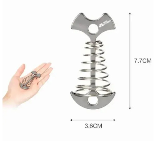 Гачок пружинний якірний Mobi Garden NX21672003, сірий Гачок пружинний якірний Mobi Garden NX21672003, сірий