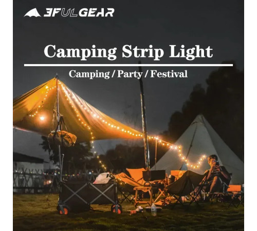 Гірлянда кемпнігова світлодіодна 3F UL Gear Color light 10 м Гірлянда кемпнігова світлодіодна 3F UL Gear Color light 10 м