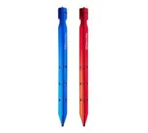 Набір кілочків V-подібних Naturehike NH15A009-I 25 см 4 шт, синій Набір кілочків V-подібних Naturehike NH15A009-I 25 см 4 шт, синій