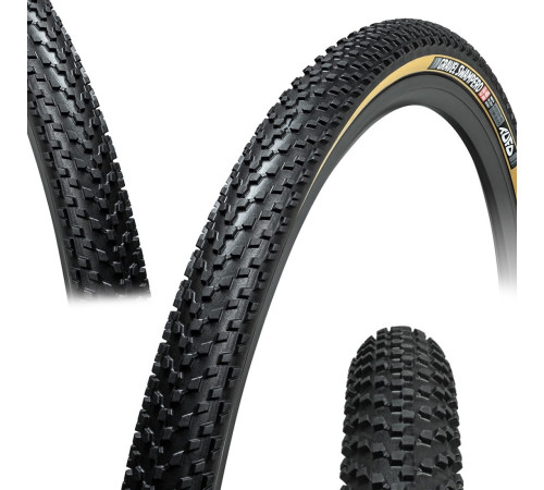 Шина 28 /700 x 40C/ TUFO GRAVEL SWAMPERO TR (40-622) чорний/бежевий