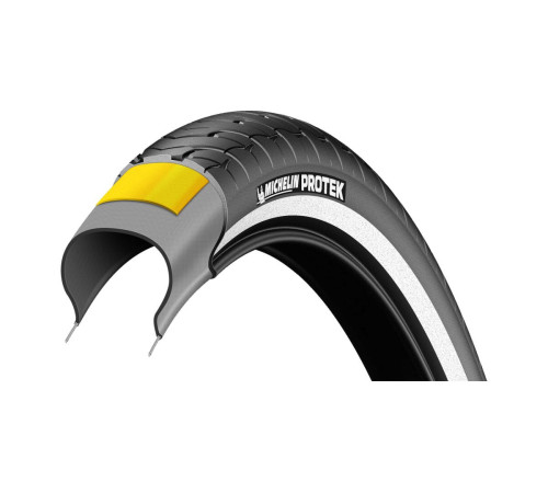 Шина 28 /700X38C/ MICHELIN PROTEC BR з рефлексом 760г Шина 28 /700X38C/ MICHELIN PROTEC BR з рефлексом 760г