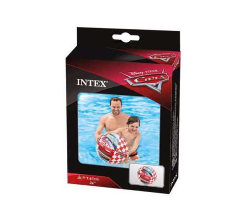 М'яч надувний Intex 58053 Тачки, 61 см М'яч надувний Intex 58053 Тачки, 61 см