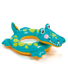 Коло надувне для плавання Intex 58221-crocodile Крокодил, 71 х 56 см