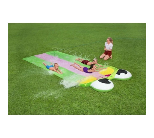 Потрійна водна гірка Friendly Frog Slide BESTWAY 488 см 3+ 52389