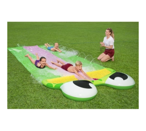 Потрійна водна гірка Friendly Frog Slide BESTWAY 488 см 3+ 52389