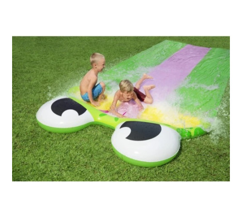 Потрійна водна гірка Friendly Frog Slide BESTWAY 488 см 3+ 52389