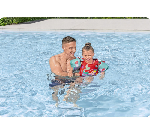 Жилет для плавання з нарукавниками Bestway 9101I Аріель