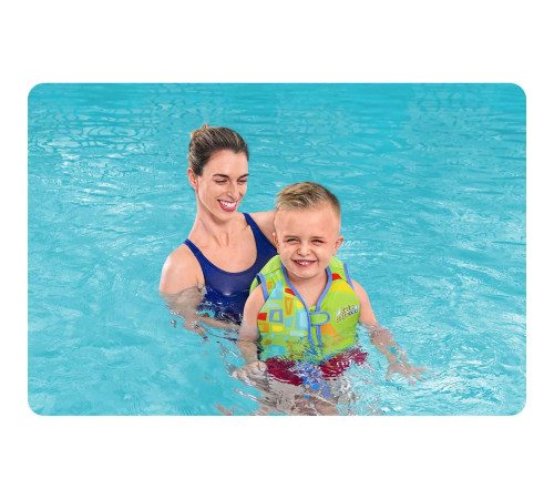 Kamizelka do nauki pływania zielona dla dzieci M/L Bestway 32177