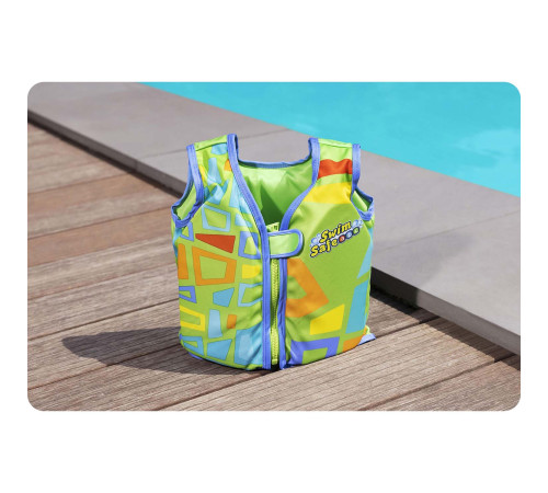 Kamizelka do nauki pływania zielona dla dzieci M/L Bestway 32177