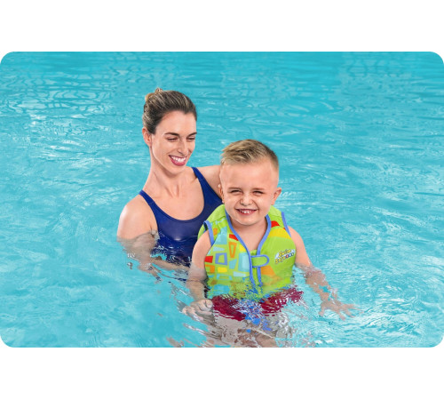 Жилет для плавання Bestway 32177 розмір M/L, зелений