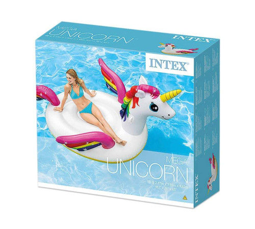 Пліт надувний для басену Intex 57291 Єдиноріг, 251 x 163 x 145 см Пліт надувний для басену Intex 57291 Єдиноріг, 251 x 163 x 145 см