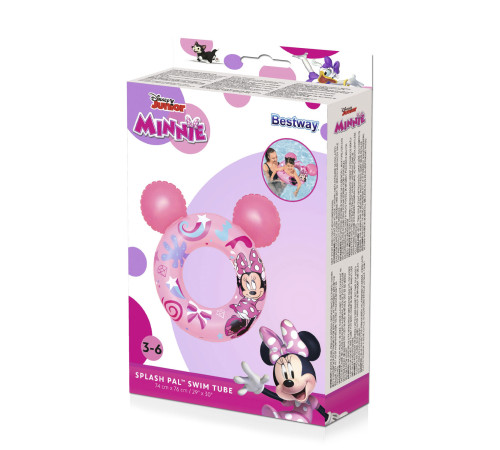 Kółko do pływania Minnie 76 cm Bestway 9102N