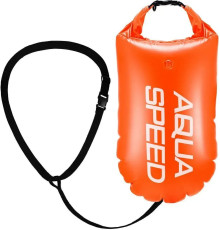 Буй для плавання Aqua Speed Open Water Swim Buoy 17 літрів, оранжевий