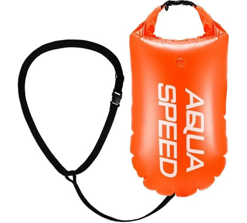 Буй для плавання Aqua Speed Open Water Swim Buoy 17 літрів, оранжевий