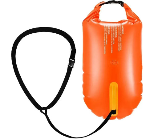 Буй для плавання Aqua Speed Open Water Swim Buoy 17 літрів, оранжевий