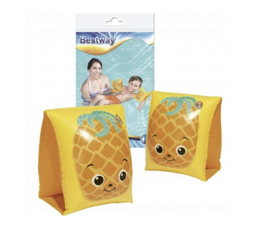 Нарукавники для плавання Bestway 32042-pineapple Ананас, 23 x 15 см Нарукавники для плавання Bestway 32042-pineapple Ананас, 23 x 15 см