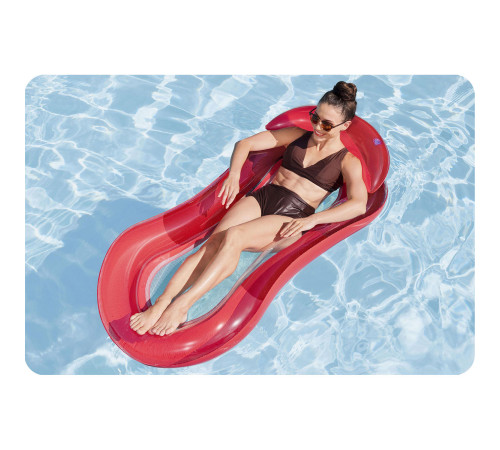 Матрац надувний для плавання Bestway 43103 червоний, 160 х 84 см