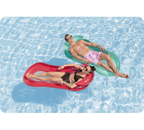 Матрац надувний для плавання Bestway 43103 червоний, 160 х 84 см