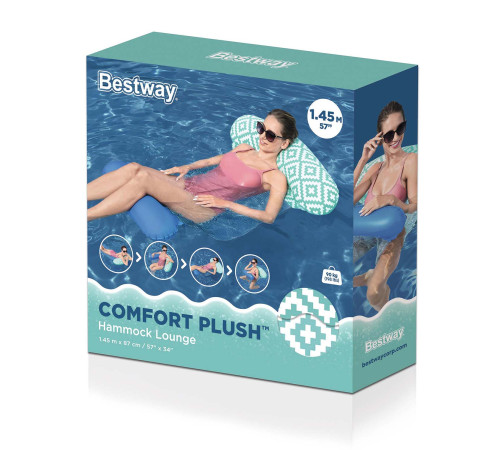 Materac dmuchany do pływania Comfort Plush Bestway 43555