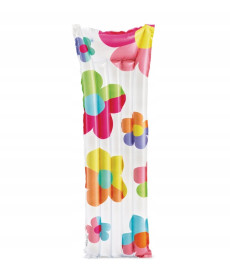 Матрац надувний для плавання Intex 59720 Квіти, 183 х 69 см