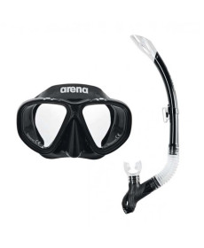 Набір маска і трубка Arena PREMIUM SNORKELING SET, чорний