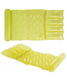 Матрац надувний для плавання Intex 58725 лимонний, 173 х 89 см