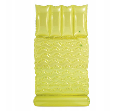 Матрац надувний для плавання Intex 58725 лимонний, 173 х 89 см