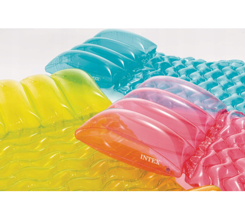 Матрац надувний для плавання Intex 58725 лимонний, 173 х 89 см