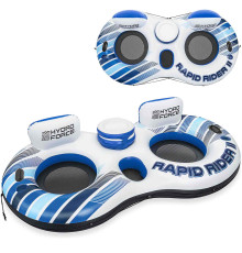 Крісло надувне для плавання Bestway 43113 Rapid Rider 240 x 122 x 50 см