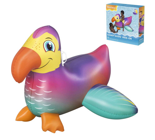 Dmuchany materac do pływania dla dzieci tukan wodny 141cm Bestway